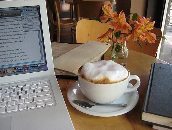 Кофе Ноутбук Фото
